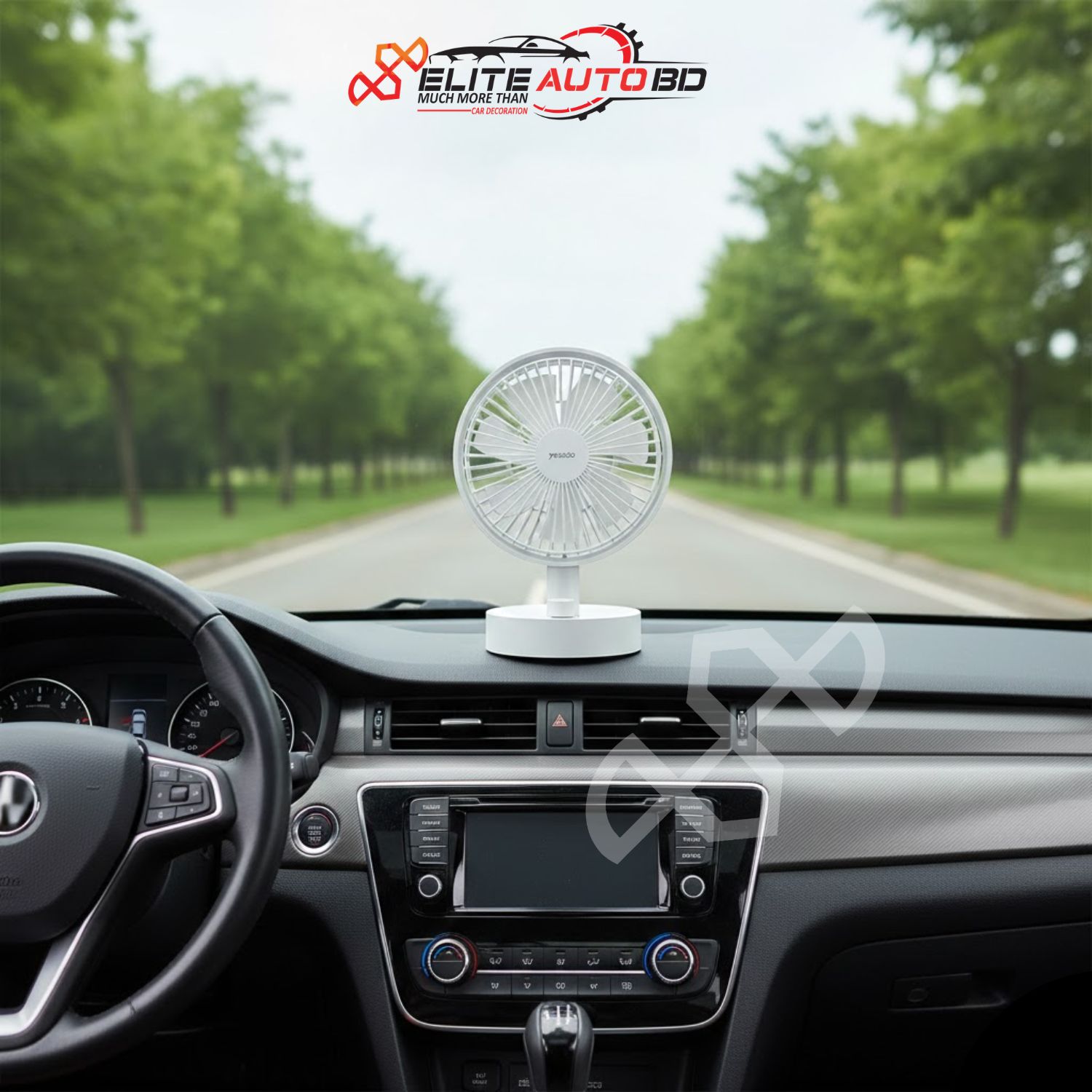 Yesido YF12 Mini Desktop Fan | Rechargeable Portable Type-C Cooling Fan |  Elite Auto BD.