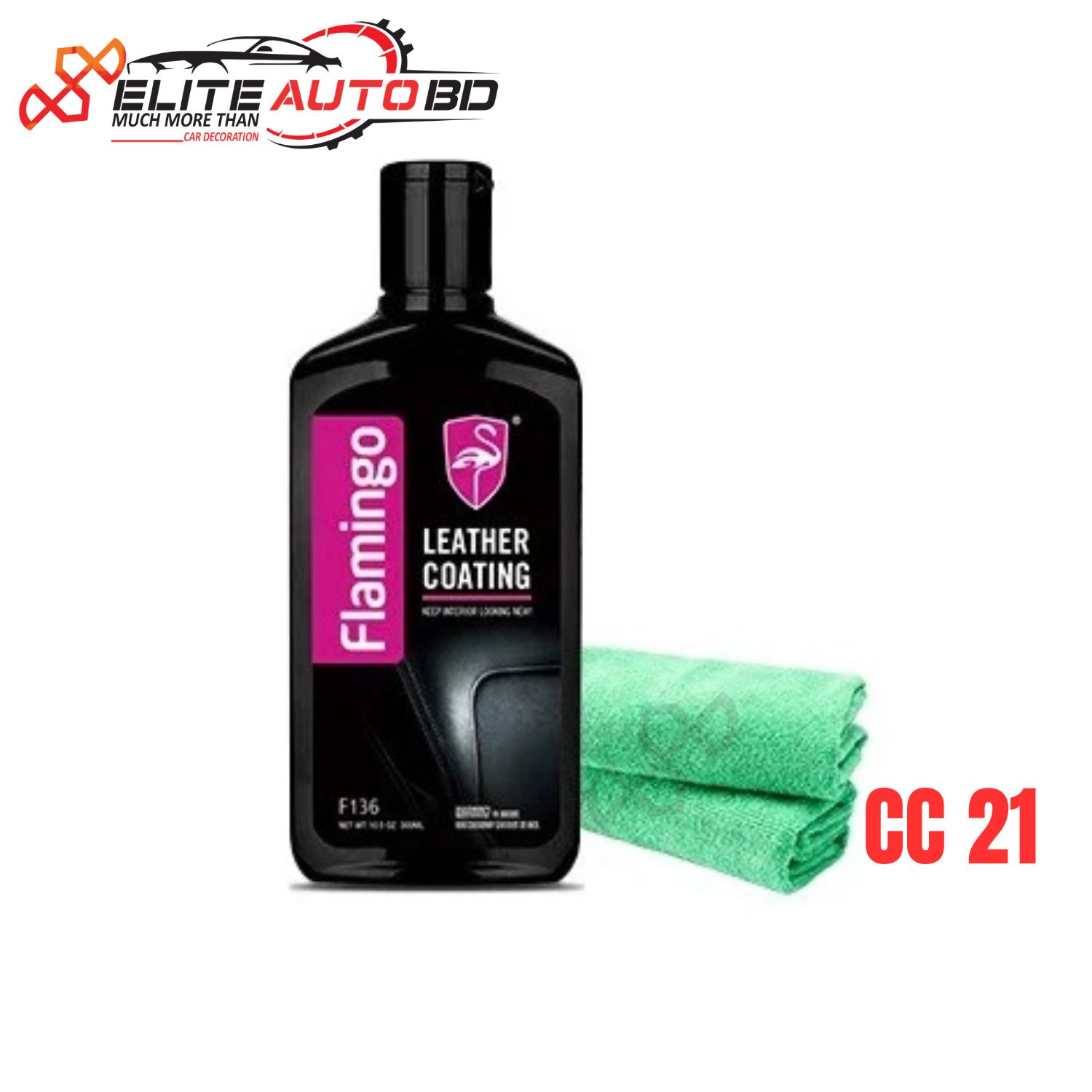 Flamingo Leather Coating 300ml - Ultimate Leather Protection and Shine Solution | Flamingo | CC 21 |  Elite Auto BD.