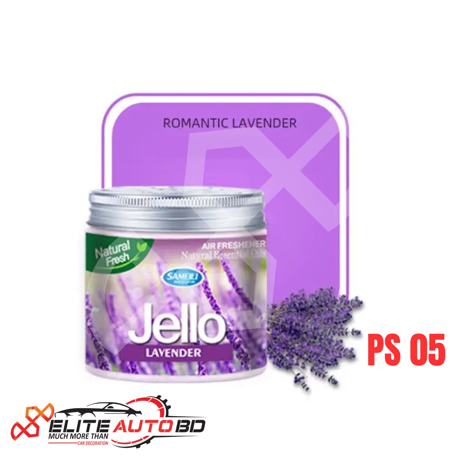 Sameili Jello Car Air Freshener Gel – Long-Lasting Natural Essential Oil Deodorant for Car, Home, and Office | PS 05| Elite Auto BD .