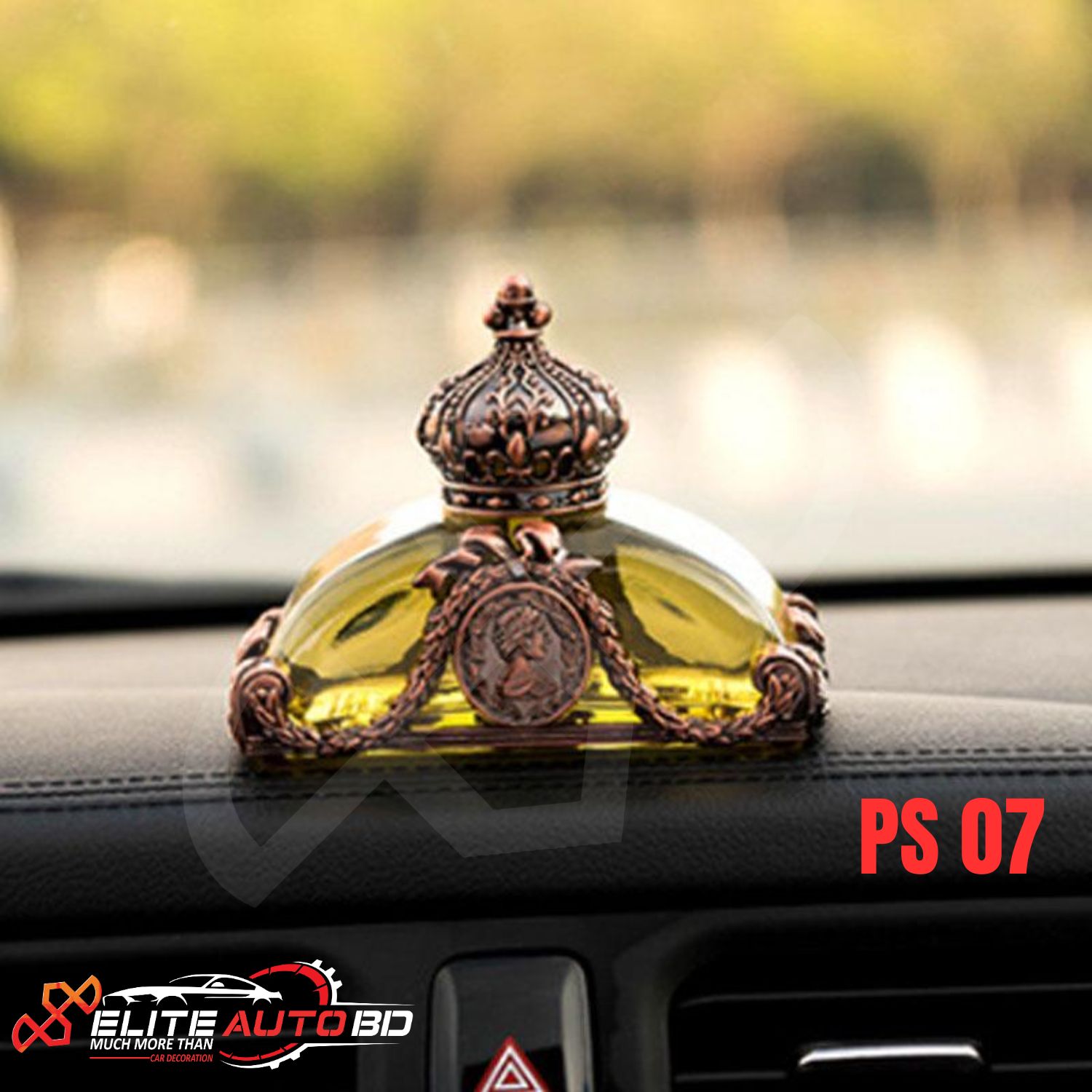 Royal Style Car Perfume – Premium Purple Crown Air Freshener & Dashboard Showpiece | PS 07 |  Elite Auto BD .