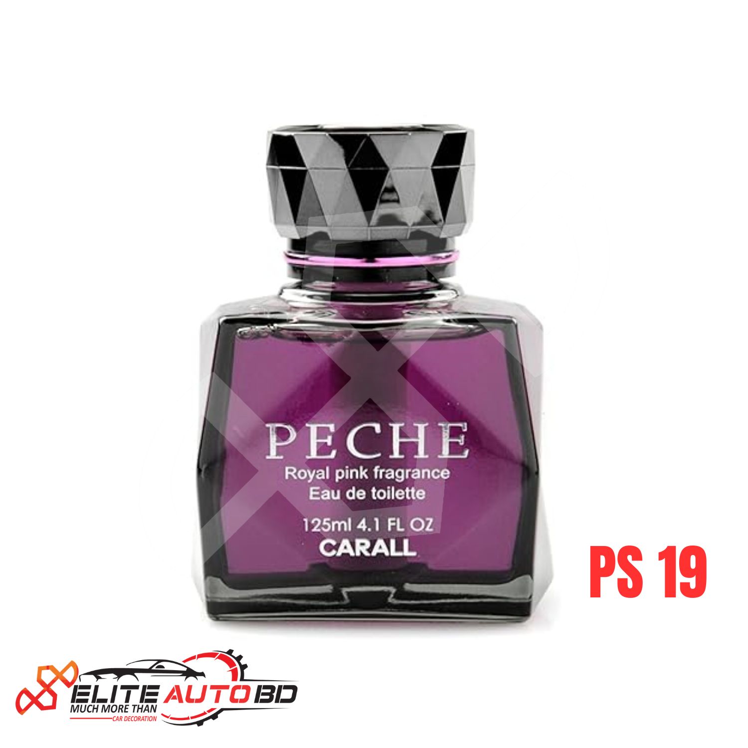CARALL Peche Beaute Platinum Shower Car Air Freshener 125ml | Royal Pink Fragrance Eau de Toilette | PS 19 |  Elite Auto BD.