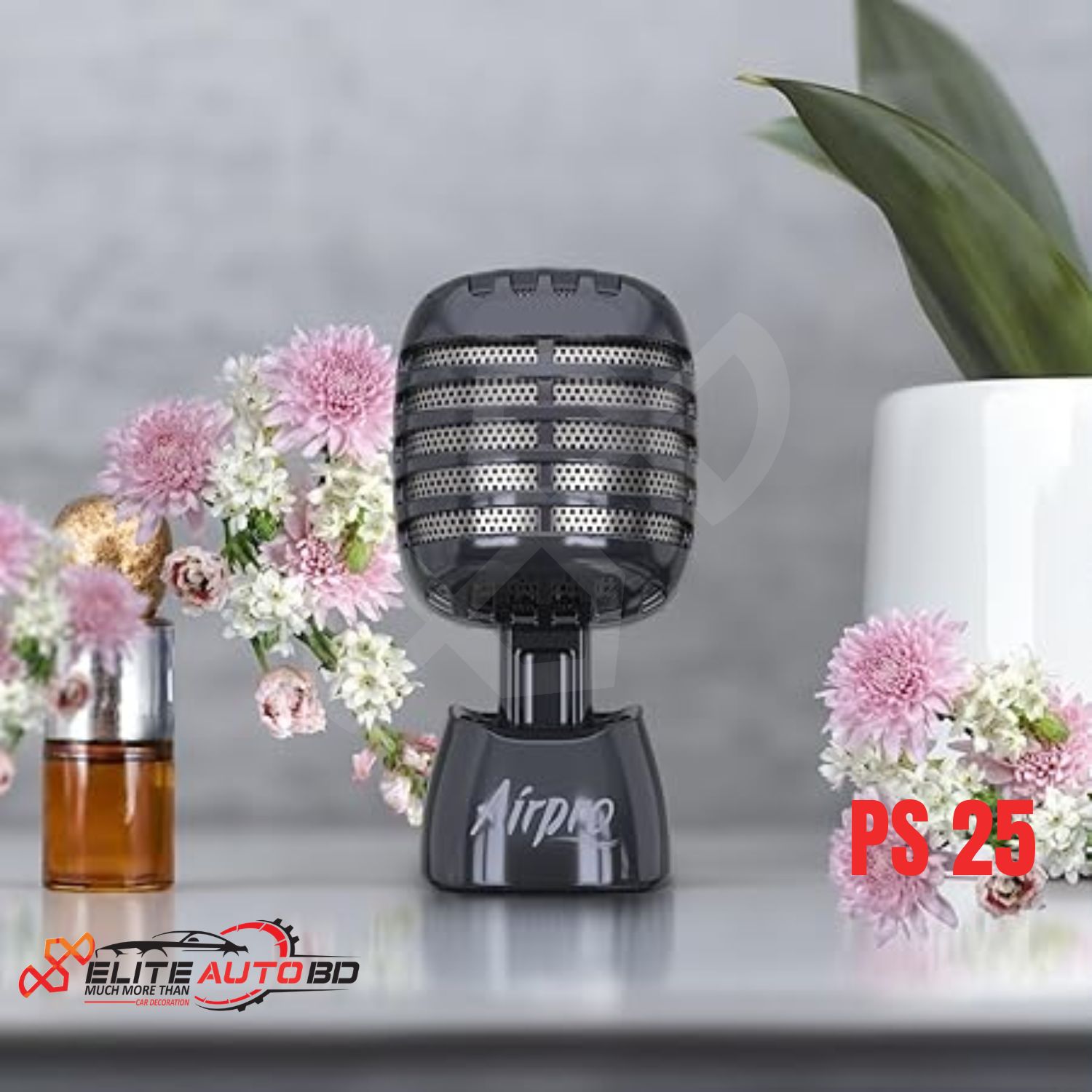 Airpro Mic Man Black Velvet Mask Car Air Freshener Perfume | PS 25 | Elite Auto BD.
