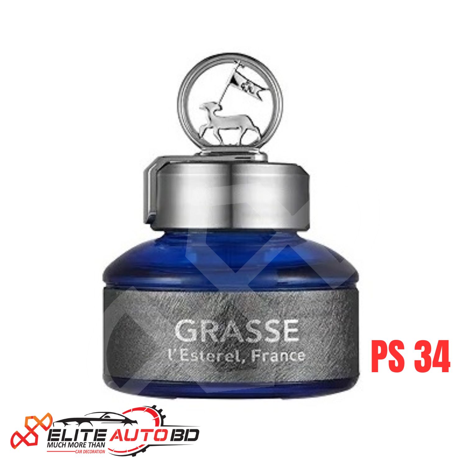 Bullsone Grasse L'Esterel Naples Blue: Luxury Natural Car Air Freshener | PS 34 | Elite Auto BD.