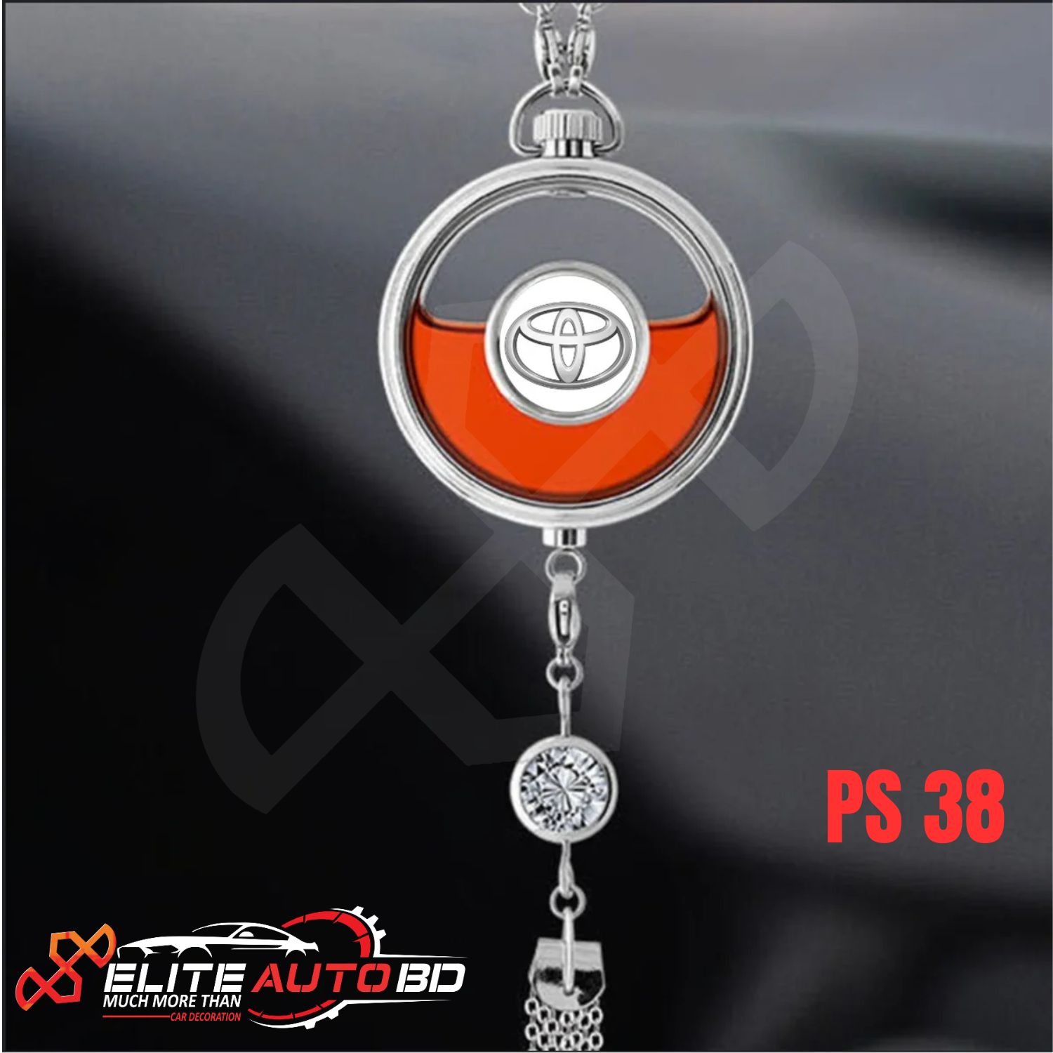 Premium Toyota Car Logo Hanging Air Freshener | Long-Lasting Fragrance & Luxury Auto Accessory from | PS 38 |  Elite Auto BD.