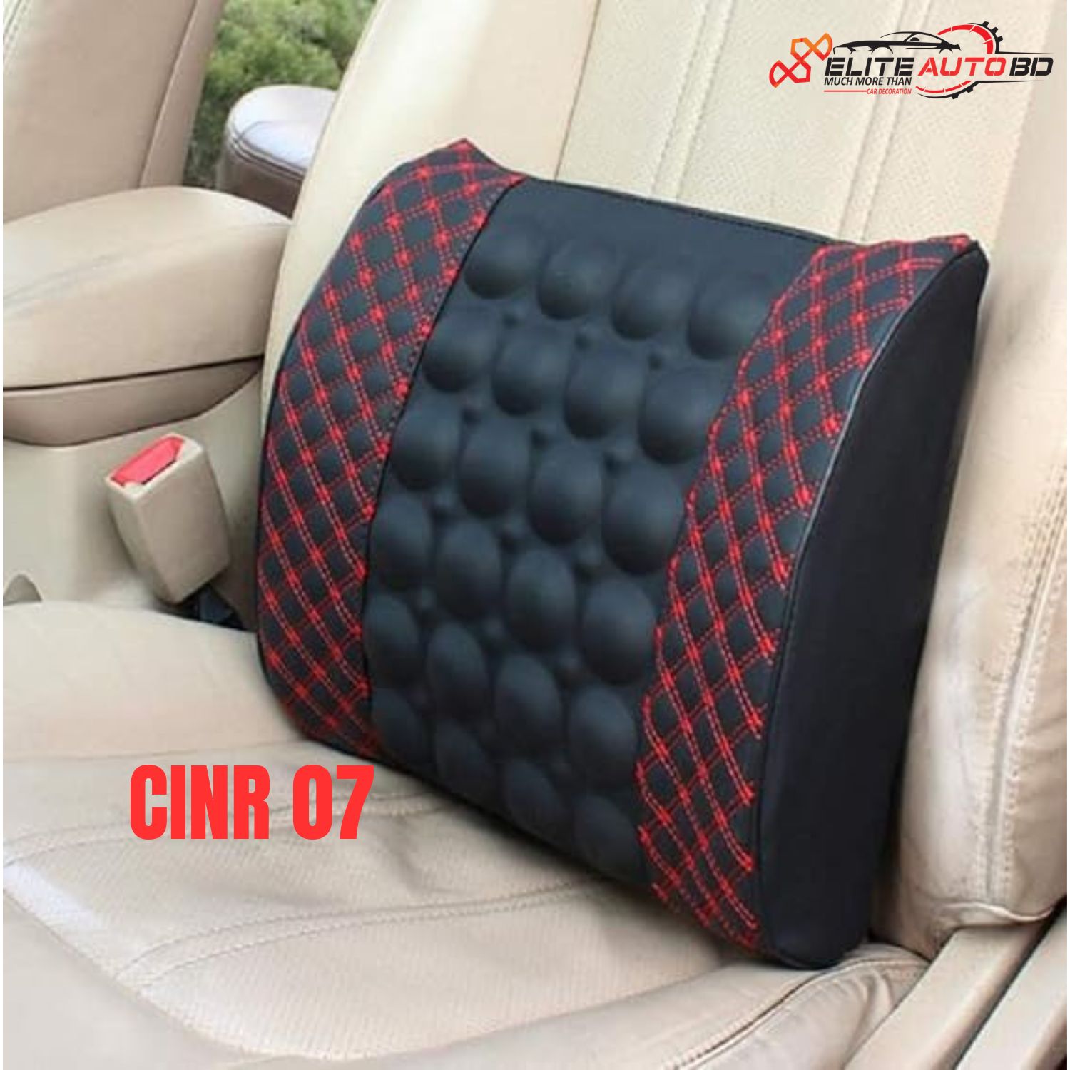 Car Electric Massage Cushion Lumbar Massage, Car Seat Back Support Waist Cushion, Lumbar Relaxation Devices | CINR 07| Elite Auto BD