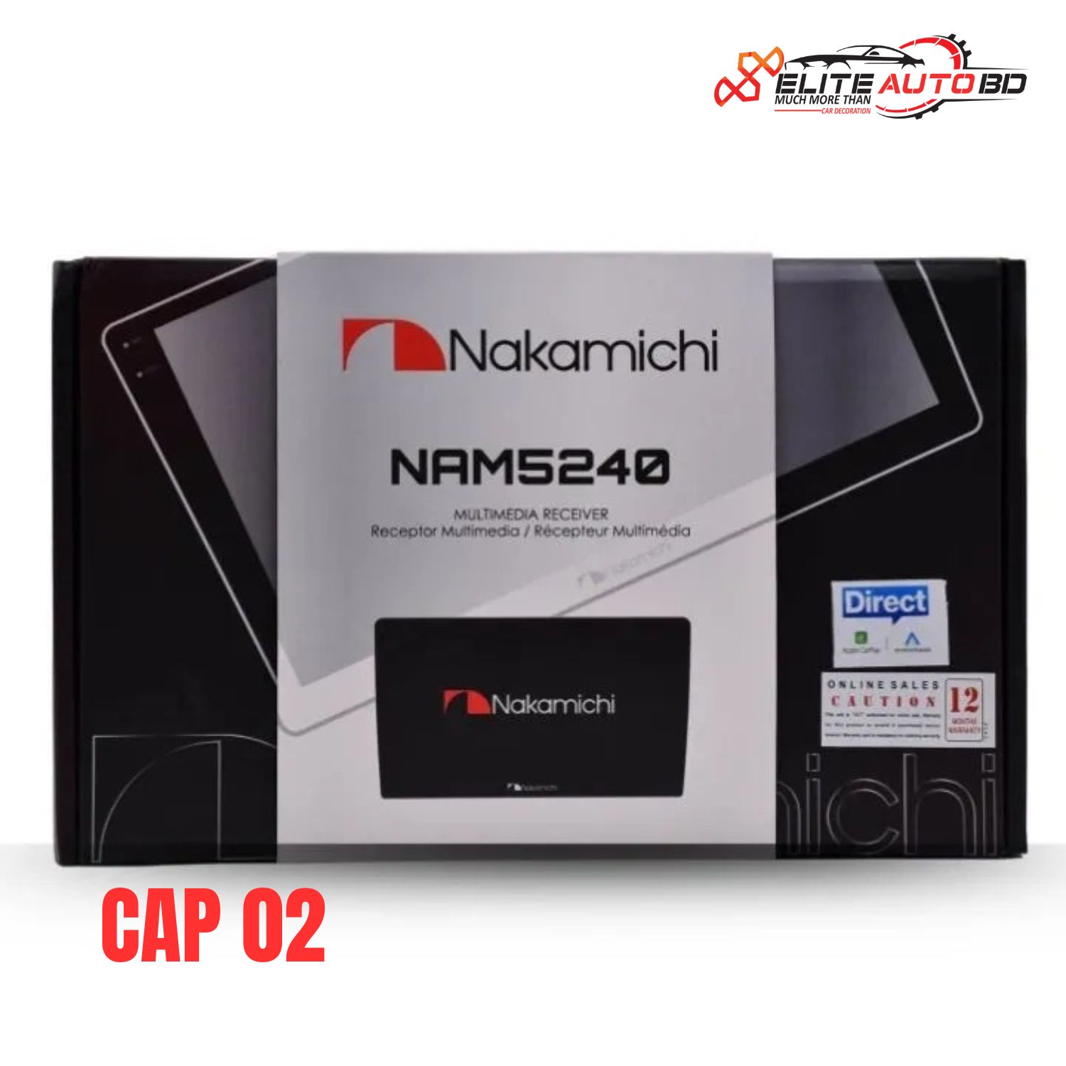 Nakamichi NAM5240 9-Inch Android Car Multimedia Player – 2GB RAM, 32GB ROM | Smart Touchscreen System | Car Android Player | CAP 02 | Elite Auto BD