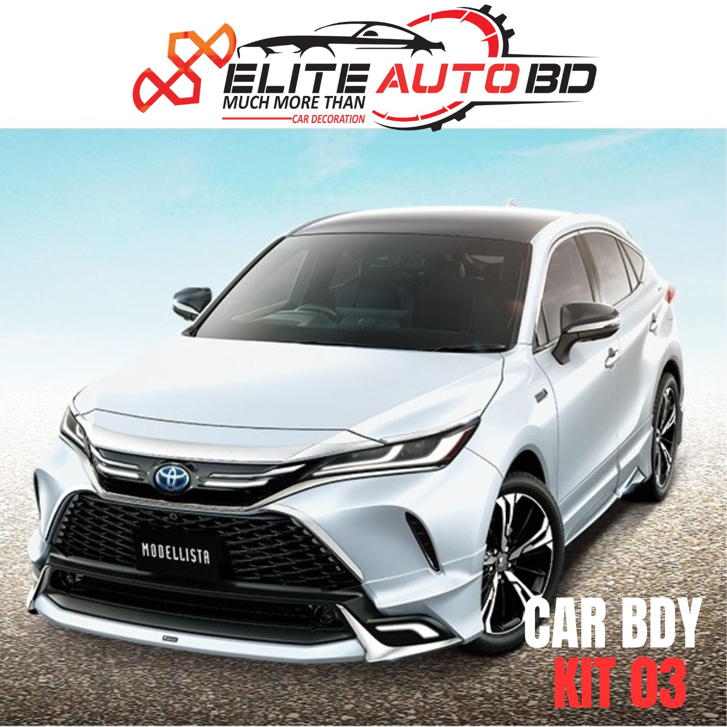 MODELLISTA BODY KIT for HARRIER AVANT EMOTIONAL STYLE 2020-2022 | Body Kit 03 | Elite Auto BD