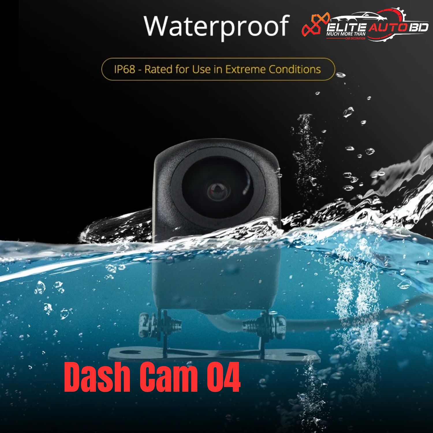 Sony 1080p Rear View Camera – 1920x1080 Full HD Quad-Wide Angle Recording for Superior Parking & Safety | Dash Cam 04 | Elite Auto BD