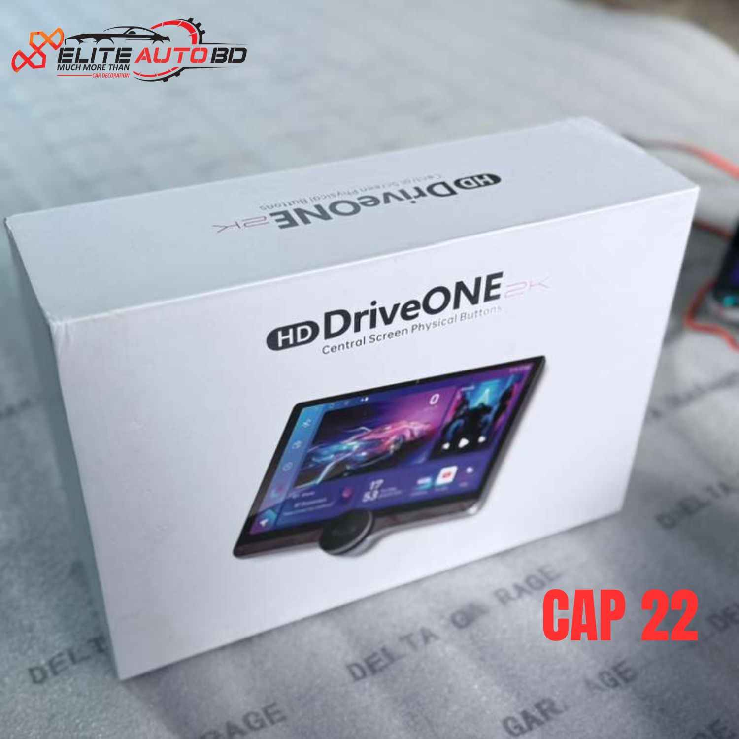 HD DriveONE 2K Android Car Infotainment System – Premium 10.8" Smart Multimedia Player with Physical Control Knob & Wireless CarPlay 4/ 64 GB | CAP 22 |  Elite Auto BD