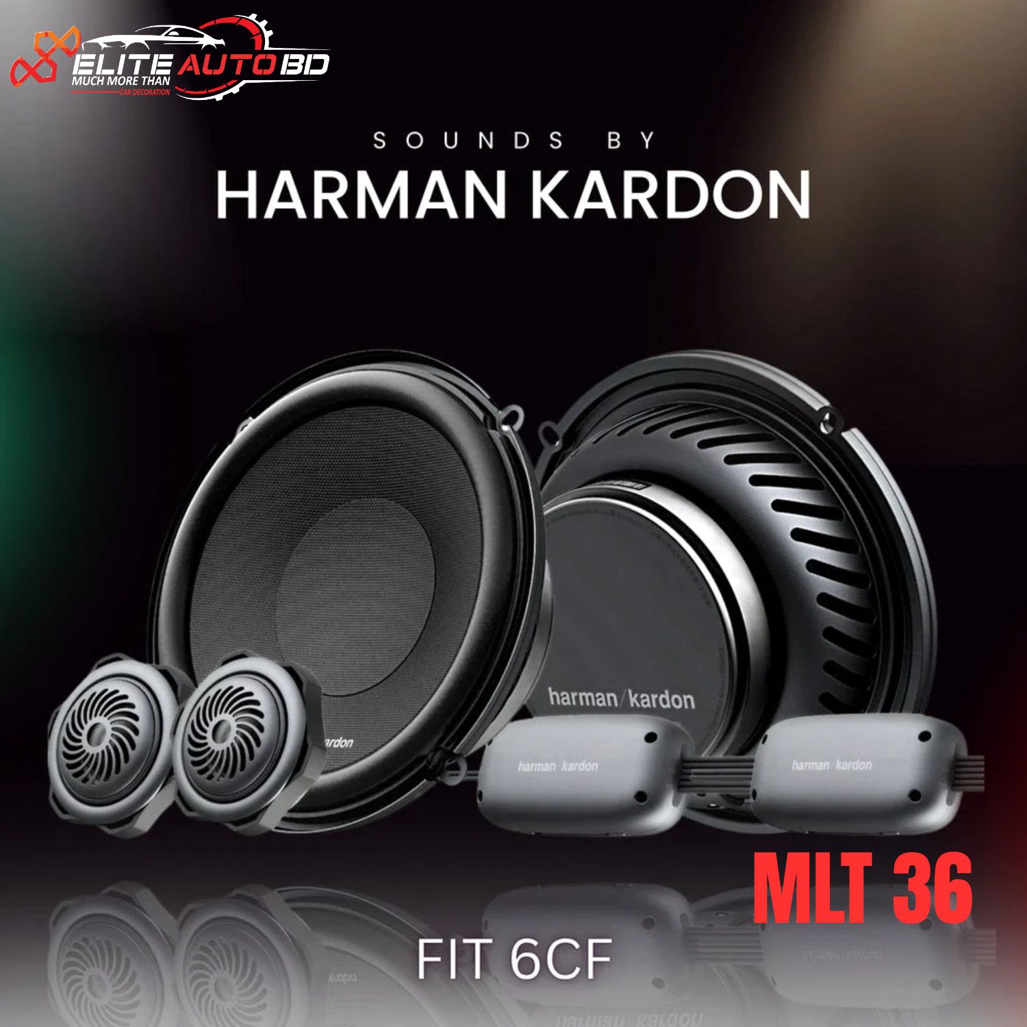Harman Kardon FIT 6CF Premium 6.5" Car Component Speaker System | Hi-Res Audio Upgrade at | MLT 36 | Elite Auto BD