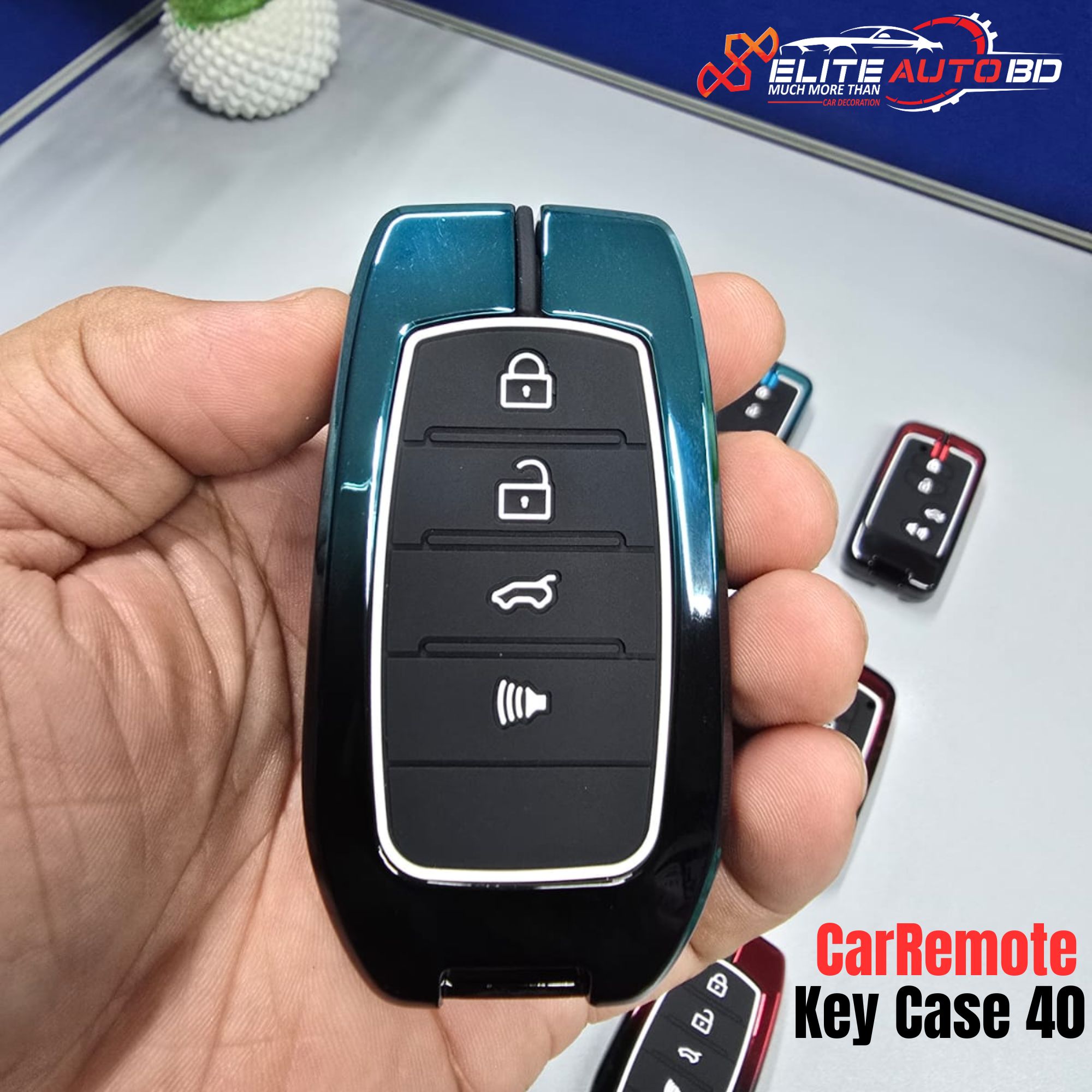 Car Remote Key Case , Toyota Corolla Cross key cover, Toyota Harrier smart key case, 4-button Toyota key shell | Car Remote Key Case 40 | Elite Auto BD